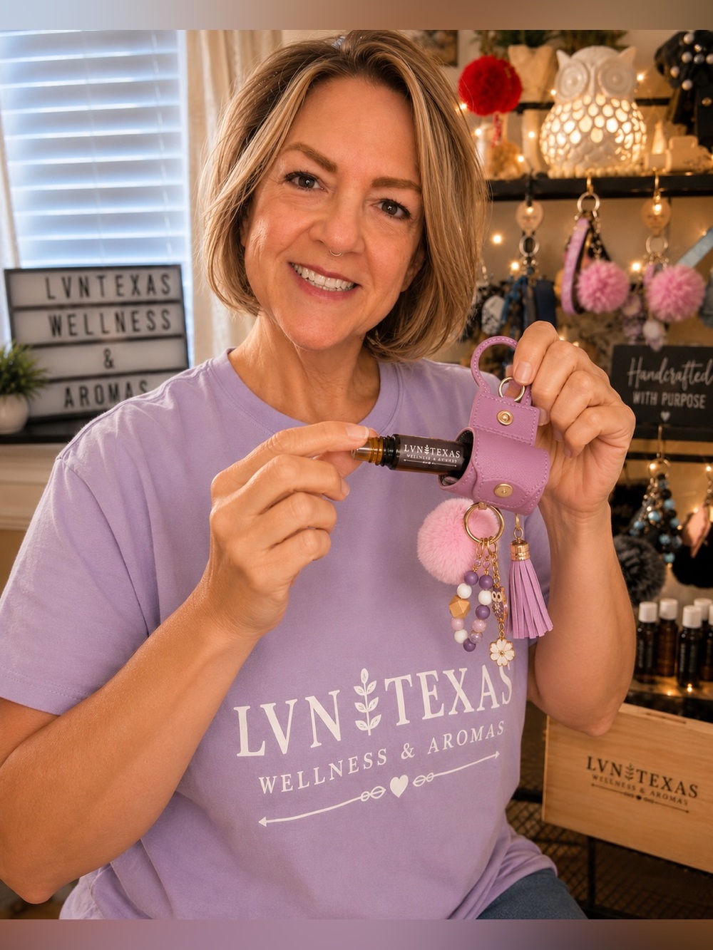15.NWOT Custom Young Living Lavender Dreams Aromatherapy Gift Set